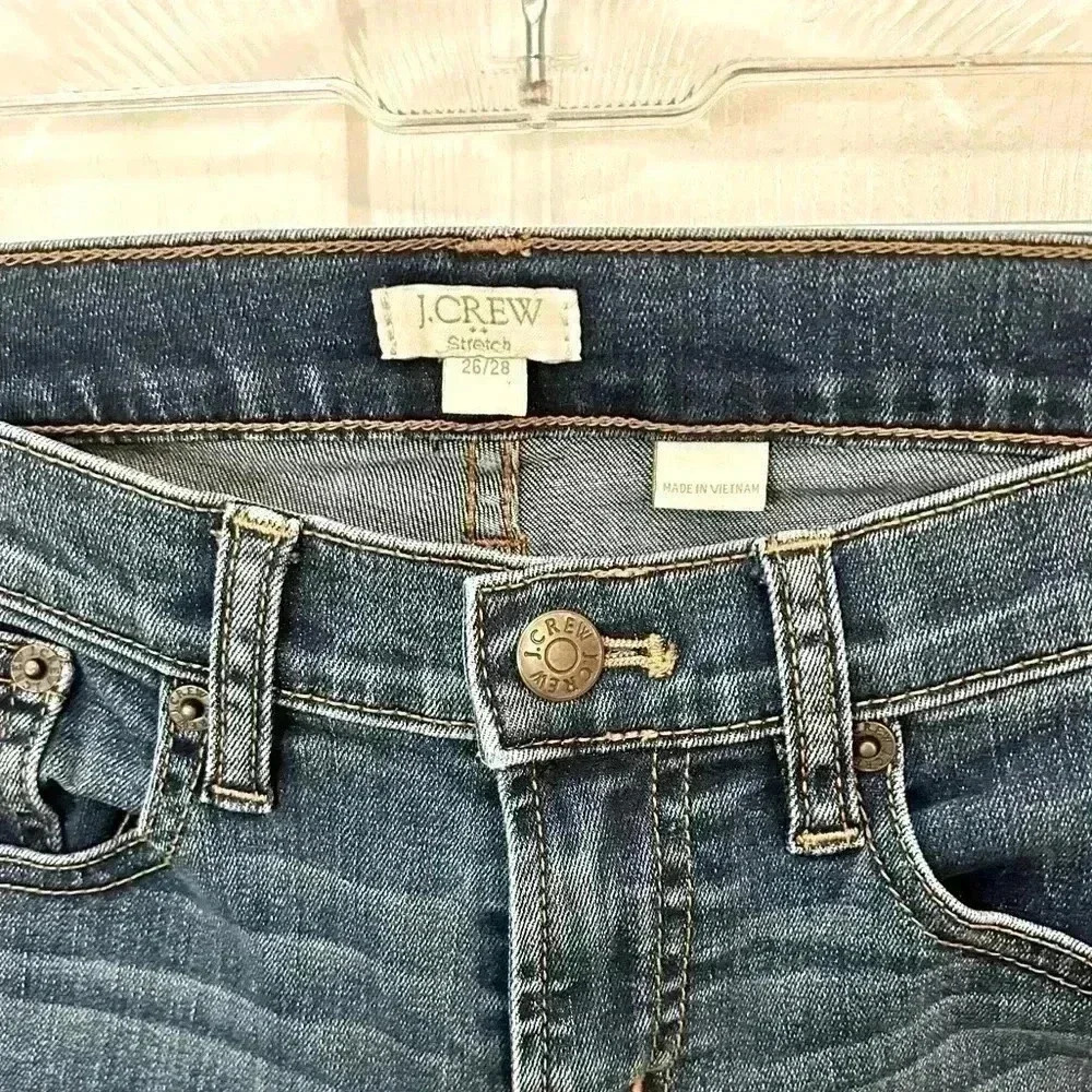 J. Crew Stretch Skinny Jeans Jeggings size 26/28 - Picture 3 of 3